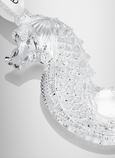 Elegant Waterford Seahorse Christmas Ornament– Irish Crystal Ornament for Collectors